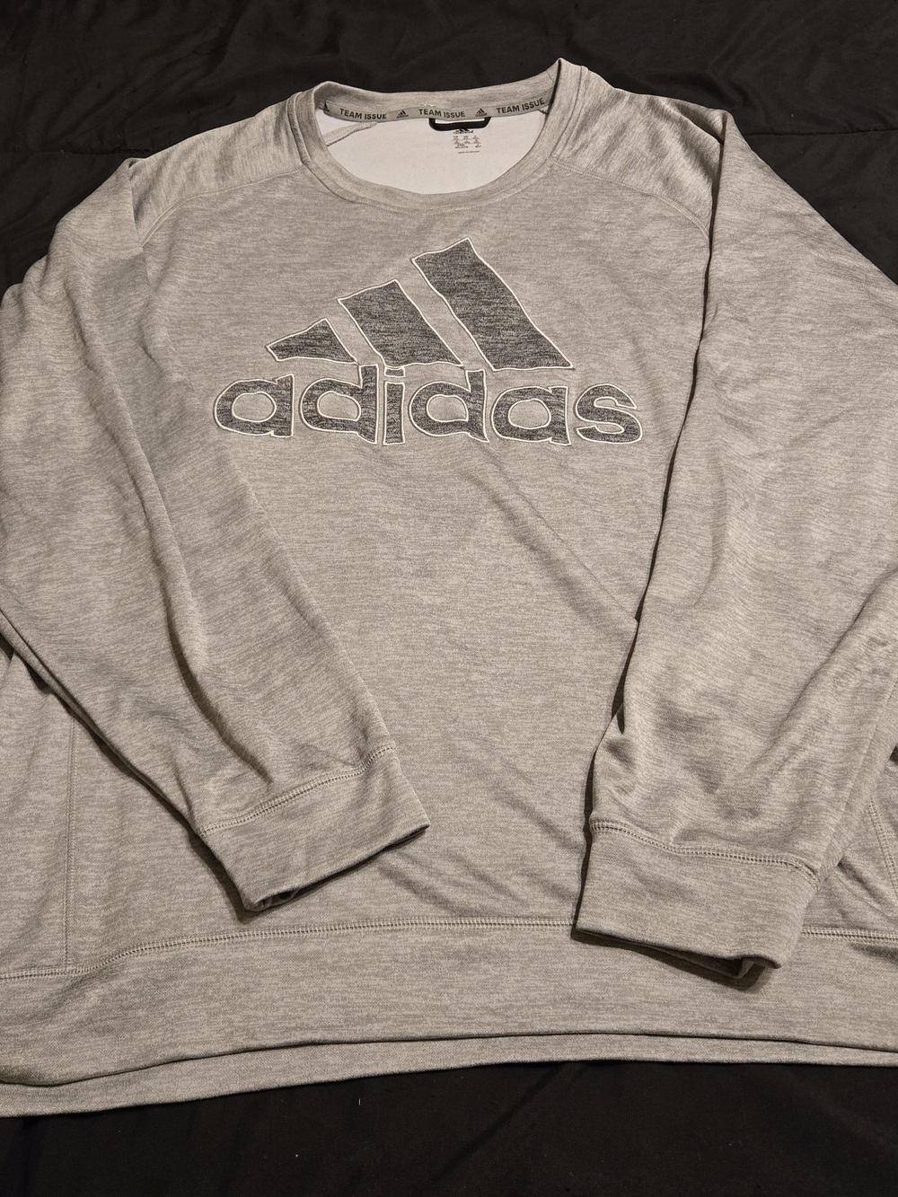 adidas Men’s Crewneck Sweatshirt - Light Gray